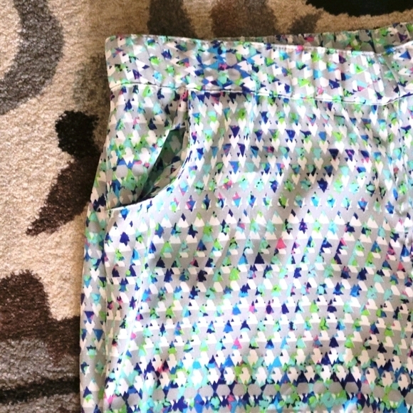 Lightweight Joggers Multicolor Pastel Diamond Print 3D Urban Pants Y2K Sz L - Picture 2 of 13
